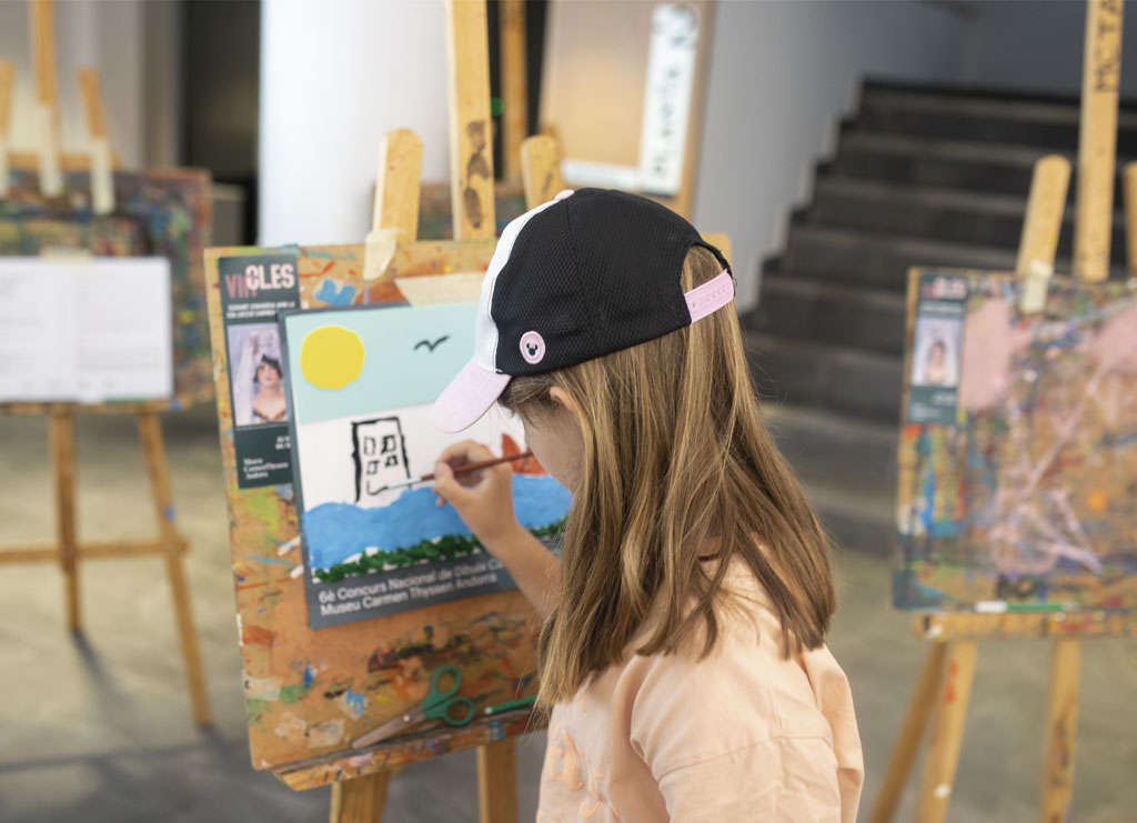 Torna el plein-air de pintura per a infants al Parc de la Mola
